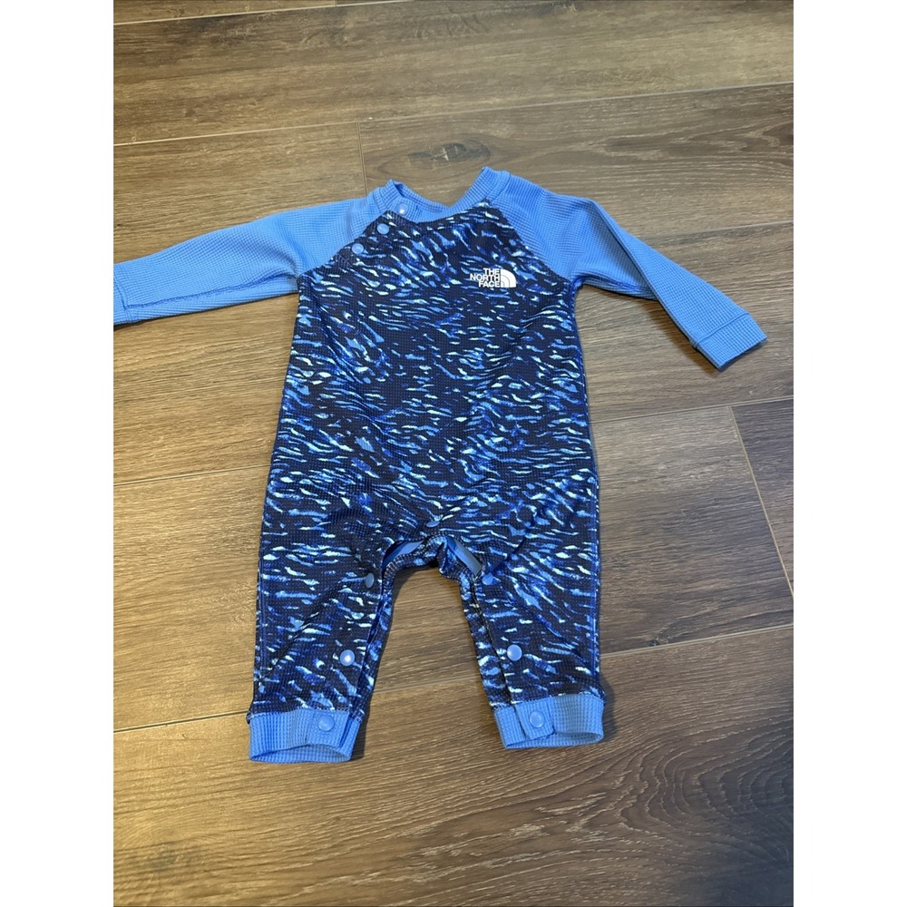 The North Face Infant One Piece Base Layer Waffle 3-6 Months Newborn Jumpsuit